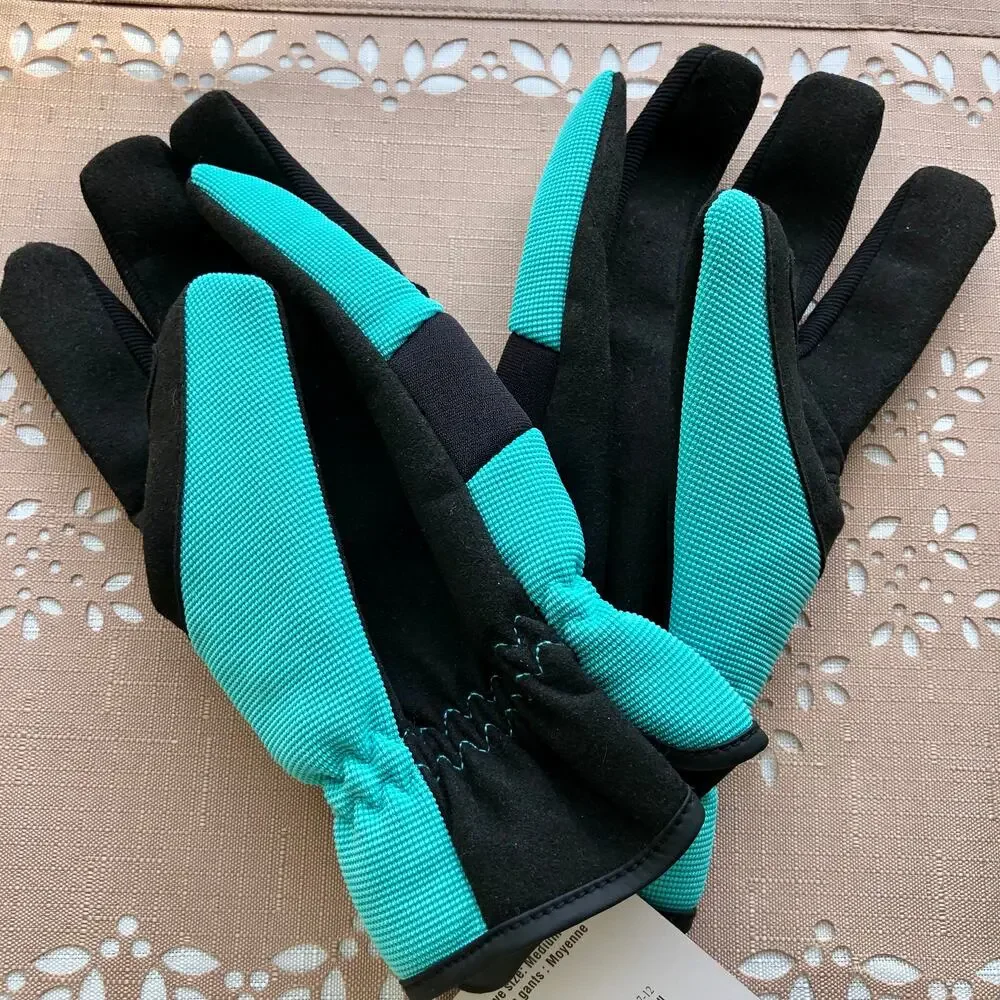 NWT Artminds Teal Hand Protection Working Gloves Size: Medium
